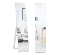 Multigot Full Length Mirror, 160 x 37cm Free Standing/Hanging Floor Mirror with Solid Wooden Frame, Large Rectangle Dressing Mirror for Living Room Bedroom