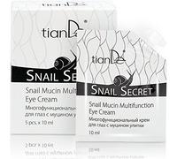 Multilateral Eye Cream with Snail Mucin Extracts,14602 TIANDE, 5 x 10g, Reduces the wrinkles and under-eye dark circles