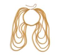 Multilayer Body Chain Jewelry Delicate Beaded Detail Wrist Chain Accessories Women Fashion Body Chain Charms