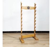 Multilayer Floor Standing Sword Stand,Display Sword Rack,Wood Sword Holder Floor Stand,Large Sword Display Stand For Katana Samurai,Classic Wooden Sword Mount Weapon Stands