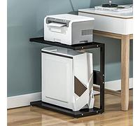 Multilayer Printer Stand Simple CPU Support for Home Office Desk - 55cm Central Shelf nizer & Stylish Space-Saving Solution for Printers & Accessories