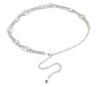 MultiLayered Waist Chain Rhinestones Belt Decorative Accessory for Party DressingUp and Everyday Styling Multilayer Crystal