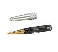 MultiLevel Reaming Tool with Durability Coating Trapezoidal Drill Bit Perfect for Model Assembly and Modification Speed Steel Progressive Reamer