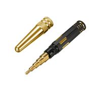 MultiLevel Reaming Tool with Durability Coating Trapezoidal Drill Bit Perfect for Model Assembly and Modification Trapezoidal Model MultiStage Aluminum Reamer Plated Bit Assembly Expander Step Premium