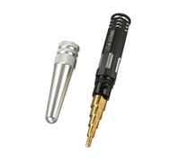 MultiLevel Reaming Tool with Durability Coating Trapezoidal Drill Bit Perfect for Model Assembly and Modification Speed Steel Progressive Reamer