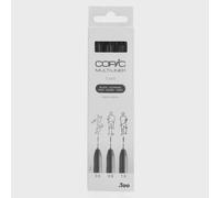 Copic Multiliner, Black, Pack Of 3, Broad, For Art & Crafts, Colouring, Graphics, Highlighter, Design, Anime, Professional & Beginners, Art Supplies & Colouring Books