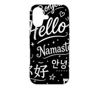 Multilingual Hello Typography World Greetings Art Case for iPhone 17