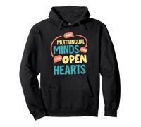 Multilingual Minds, Open Hearts Pullover Hoodie