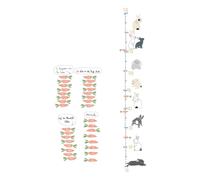 Multilingual Rabbit Sticker Grey one size