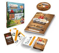 Multimalin conjugaison imparfait, passé composé, passé simple: Coffret avec un cahier d'apprentissage, 2 jeux de 48 cartes et un DVD