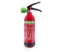 Multimax Lithium-Ion Fire Extinguisher - All Fires Fire Extinguisher for Home, Car & Buisness Use (1 Litre)