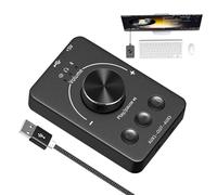 Multimedia Control - USB VOLUME REGULATOR, Precision Computer Audio Controller, Desktop Sound Controller with Refined Angles | Ergonomic USB for Workstation, Study and Co