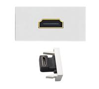 Multimedia HDTV Female to Female Module Easy Installation for Ground Socket Support Wall Plate Easy Installation HDTV Wall Plate Module