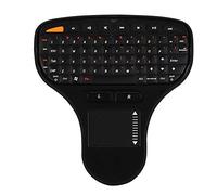 Multimedia Keyboard Control,2 in 1 2.4G Wireless Mouse Keyboard Mini Touch Control ligent Air Mouse,User-friendly Design,Ideal for Desktop,PC,Laptop,Tablet