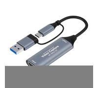 Multimedia Recording Dongle - Signal Encoding Interface for Digitising | Hi-Speed Connection with Analogue Input Port & Synchronised Stream Processing for Desktop, Macbooks, Screens and Monitors