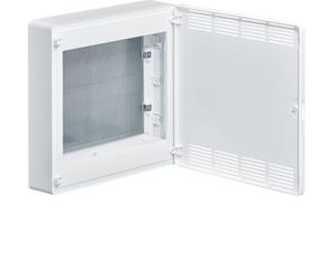 Multimedia switchgear 2x18 surface ventilated door with mounting plate VS218PZF