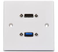 AV:Link | Multimedia Wallplate with 8K HDMI and USB 3.0 Sockets