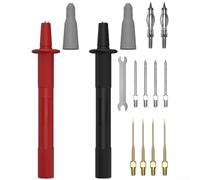 Multimeter Accessory Probes with 4mm Banana Connectors and Modular 1mm 2mm Tip Selection for Enhanced Testing Efficiency and Repeatability (30063D)