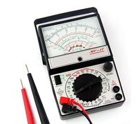 Multimeter Analog, Pointer Multimeter Tester, MF-47 Analog Multimeter Voltmeter Ammeter Ohmmeter Battery Tester, Voltage Current Resistance Testing Digital Instrument