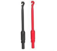 Multimeter Automotive Test Leads Kit With Wire Piercing Probe Clip 4Mm Banana | Plastic Construction, Copper Press Pin, Safe Connections For Automotive Testing(Long)
