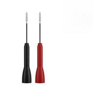 Multimeter Probes, 1mm Pin Non-Destructive Probe for 2mm Sockets, Stainless Steel Tip with PA66 Nylon Handle, 8.5cm Length, Red and Black, 2pcs