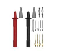 Multimeter Probes Interchangeable 4mm / 2mm / 1mm Tips for Circuit Troubleshooting & Educational Lab Applications Replaceable Tip Probe