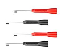 Multimeter Probes Needle Test Fluke Pin Probes Test Lead Probe Multimeter Piercing Needle 600v/10a Non-destructive Multimeter Test Silicon Back Probe Pin For Fluke Leads Tl71 Tl75 (4pcs,2mm)