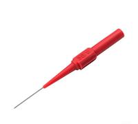 Multimeter Test Extension Back Piercing Needle Tip Probes For Automotive Cable Non Destructive Testing With Soft Handles Red And Black Color Set(1Pcs Red)