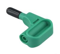 Multimeter Test Head 4 mm Banana Plug Magnetic Probe Terminal for Measuring Devices Black Green Nickel Brass 5a Cat III (Green)