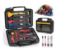 Multimeter Test Lead Kit Automotive 68PCS Back Probe Kit Multi Function Multimeter Leads Kit Size Coding Circuit Test Leads Kit with Alligator Clips Electrical,Banana Plug Test Lead,Oscilloscope Probe
