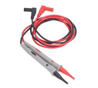 Multimeter Test Leads Kit 2Pcs Premium Banana Plug Universal Digital Tester Probes Electronic Accessories 1000V 20A for Electricians Engineers Technicians Silicone Gold Plated