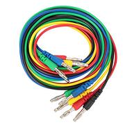 Multimeter Test Leads, Soft and Durable Banana Plug Cables with Clips for Electrical Testing and Multimeter Use in Home and Workshop Applications