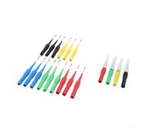 Multimeter Test Leads with 4 mm Banana Plug, Stainless Steel Tips for Automotive Electrical Testing and Industrial Measurements, Robust Accessories for Diagnostic Devices