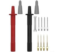 Multimeter Test Leads with 4mm Banana Connectors and User Replaceable 1mm 2mm Probe Tips Meeting CAT III 1000V and CAT IV 600V Requirements (30063C)