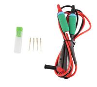 Multimeter Test Probe Copper Needle, Universal Electrical Test Pen, Anti Slip Silicone Handle with Replacement Tips, High Voltage 1000V and Current 20A for Digital Multimeters, Ins