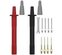 Multimeter Test Probes 4mm Banana Interchangeable Needle Tip Digital Multimeter Accessories for Voltage Testing CAT III 1000V Safe Wire Detector Kit(30063C)