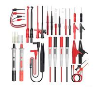 Multimeter Test Probes Kit, Crocodile Clips Test Hooks Wire Piercing Leads Copper Construction For Electronic Testing CAT III 1000V 10A