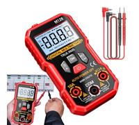 Multimeter Tester, Digital Smart Meter, 4.53x2.36in Measurement Tool, High-Precision Auto Ranging Display, Handheld Design for Construction, Solar, Industrial, Car Circuit, Air Conditioner