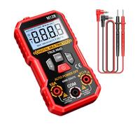 Multimeter Tester, Digital Smart Multimeter, Circuit Diagnostic Tool, 6000 Counts Display, ABS Lightweight Build, Industrial Automotive Use, 4.53 Inches, Red Black, 1 Piece