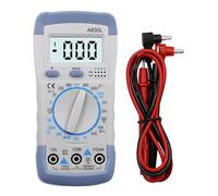 Multimeter Tester Digital with Voltmeter and Ohms Meter Resistance; Tests Live, Continuitys Voltages Tester
