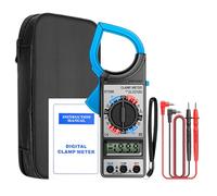 Multimeter Tester - Stops Faulty Inaccurate Circuit Diagnostics, High Visibility LCD Digital Screen, 0-1000A AC Current Sensor + Test Lead Clamps, Shock Resistant ABS Housing Casing - For Automotive