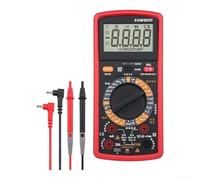 Multimeter with Large LCD Screen True RMS Accuracy for Electrical Testing NCV Diode Capacitance Continuity and Flashlight Functionality