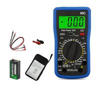 Multimeter YF-90C, Digital Muti Tester TRMS 4000 Counts, Electrical Tester for Measurement of Diode, hFE, Continuity, AC/DC Voltage and Current, Resistance, and Capacitance