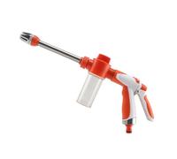 Multimode Hose Gun, Water Control Spray Head, Strong Jet Flow with Precision Wheel, Heavy Duty Cleaning Nozzle, Comfortable Handle Sprayer with Slim Design, Outdoor Washer for He
