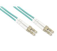 Multimode LSZH Duplex OM3 50/125 Fiber Optic Cable, LC-LC, 15 m