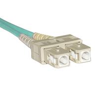 Multimode LSZH Duplex OM3 50/125 Fiber Optic Cable, LC-SC, 20 m