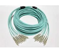 Multimode OM3 Fiber Optic Jumper LSZH Armor 6 CoLC to SC-FC-ST - 15m, 20m, 25m Options (LC-LC 15m)