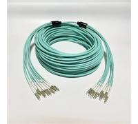 Multimode OM3 Fiber Optic Jumper LSZH Armor 6 Core - Available in LC to SC-FC-ST, 3m, 5m, 10m (LC-LC 3m)