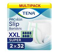Multipack 2x TENA Slip Bariatric Super XXL (2900ml) 32 Pack Incontinence Protection