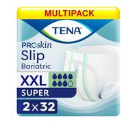 Multipack 2X TENA Slip Bariatric Super XXL (2900ml) 32 Pack Incontinence Protection